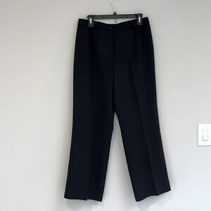 Evan Picone Black Women's Size 10 Black Straight Leg Dress Pants